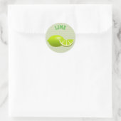 Sticker Rond Lime (Sac)