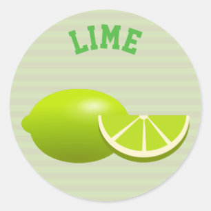 Sticker Rond Lime
