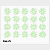 Sticker Rond Lime (Feuille)
