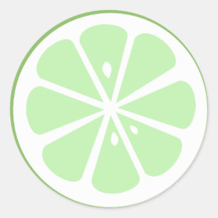 Sticker Rond Lime