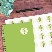 Sticker Rond Lime Lemon Ice Cream Bar