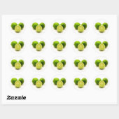 Sticker Rond Lime perse (Feuille)