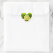 Sticker Rond Lime perse (Sac)