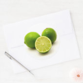 Sticker Rond Lime perse (Enveloppe)