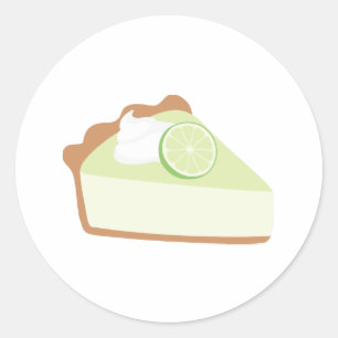 Sticker Rond Lime Pie