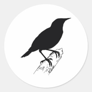 Sticker Rond Limite de champ