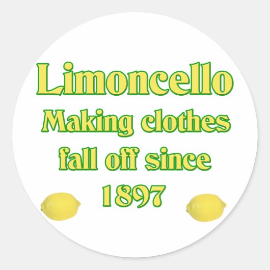 Sticker Rond Limoncello (Devant)