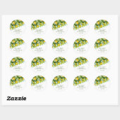Sticker Rond Limoncello Citron Citron (Feuille)