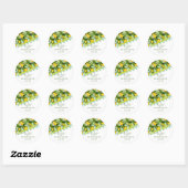 Sticker Rond Limoncello Citron Citron (Feuille)