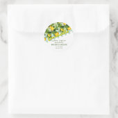 Sticker Rond Limoncello Citron Fruit (Sac)