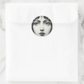 Sticker Rond Lina Cavalieri (Sac)
