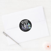Sticker Rond L'inclusion drôle n'est pas effrayante Professeur (Enveloppe)