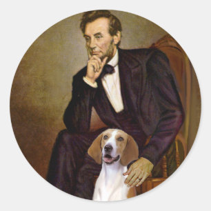 Sticker Rond Lincoln - Renard américain