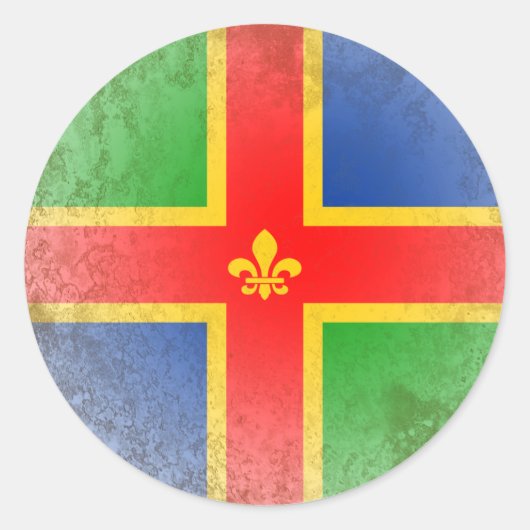 Sticker Rond Lincolnshire (Devant)