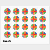 Sticker Rond Lincolnshire (Feuille)