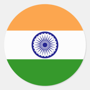 Sticker Rond l'Inde