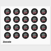 Sticker Rond Line Dancing Est Mon Cardio Line Dance Pays (Feuille)