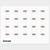 Sticker Rond L'infirmière préférée de Cupid Valentine (Feuille)