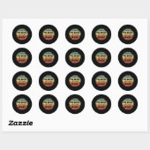 Sticker Rond L'infirmière préférée m'appelle Babe (Feuille)