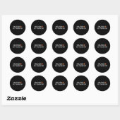 Sticker Rond L'inflation n'est pas transitoire (Feuille)