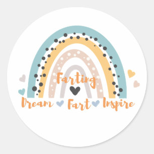 Sticker Rond L'inspiration des arts du rêve