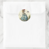 Sticker Rond l'invitation (ronde) (Sac)