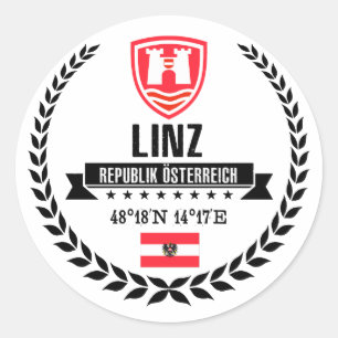 Sticker Rond Linz