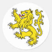 Sticker Rond Lion (Devant)