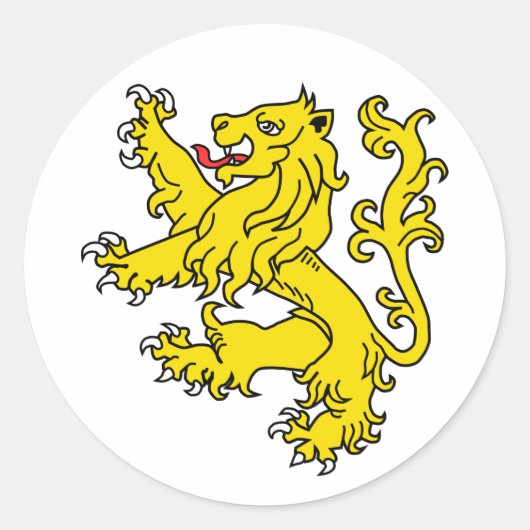 Sticker Rond Lion (Devant)