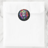 Sticker Rond lion (Sac)