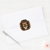 STICKER ROND LION (Enveloppe)