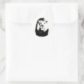 Sticker Rond Lion (Sac)