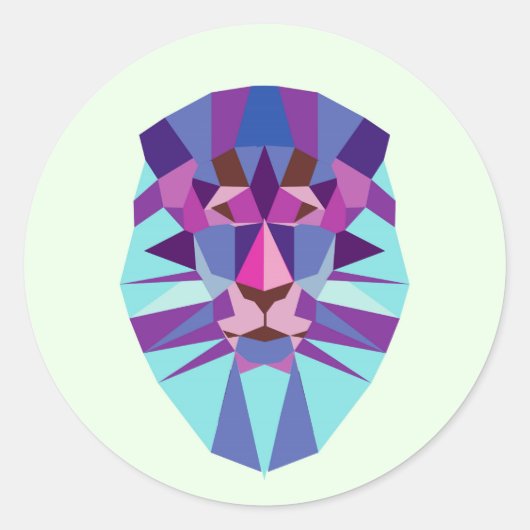 Sticker Rond Lion (Devant)