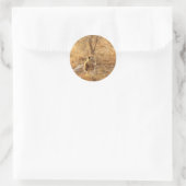 Sticker Rond Lion (Sac)