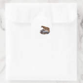 Sticker Rond Lion Cougar (Sac)