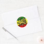 Sticker Rond Lion de Juda (Enveloppe)