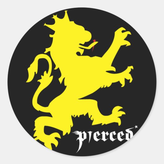 Sticker Rond Lion de Juda (Devant)