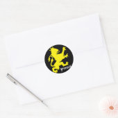 Sticker Rond Lion de Juda (Enveloppe)