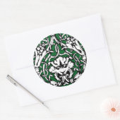 Sticker Rond Lion de nouage du début du XXe siècle (Enveloppe)