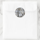 Sticker Rond Lion de Venise (Sac)