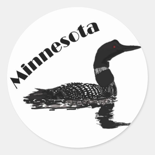 Sticker Rond Lion du Minnesota (Devant)