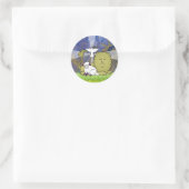 Sticker Rond Lion Lamb and Dove (Sac)