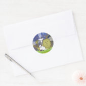 Sticker Rond Lion Lamb and Dove (Enveloppe)