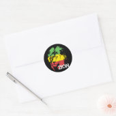Sticker Rond Lion Zion (Enveloppe)