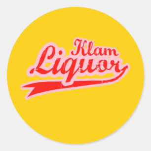 Sticker Rond Liqueur Klam
