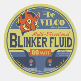 Sticker Rond Liquide DeVilco Blinker