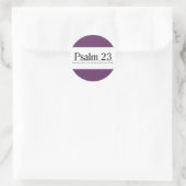 Sticker Rond Lire la Bible Psaume 23 (Sac)