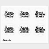 Sticker Rond Lire les livres interdits (Feuille)