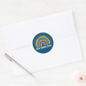 Sticker Rond Lire Livres Interdits Borkworm Lecture Motivationn (Enveloppe)