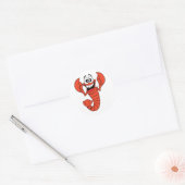 Sticker Rond Lisser le homard (Enveloppe)